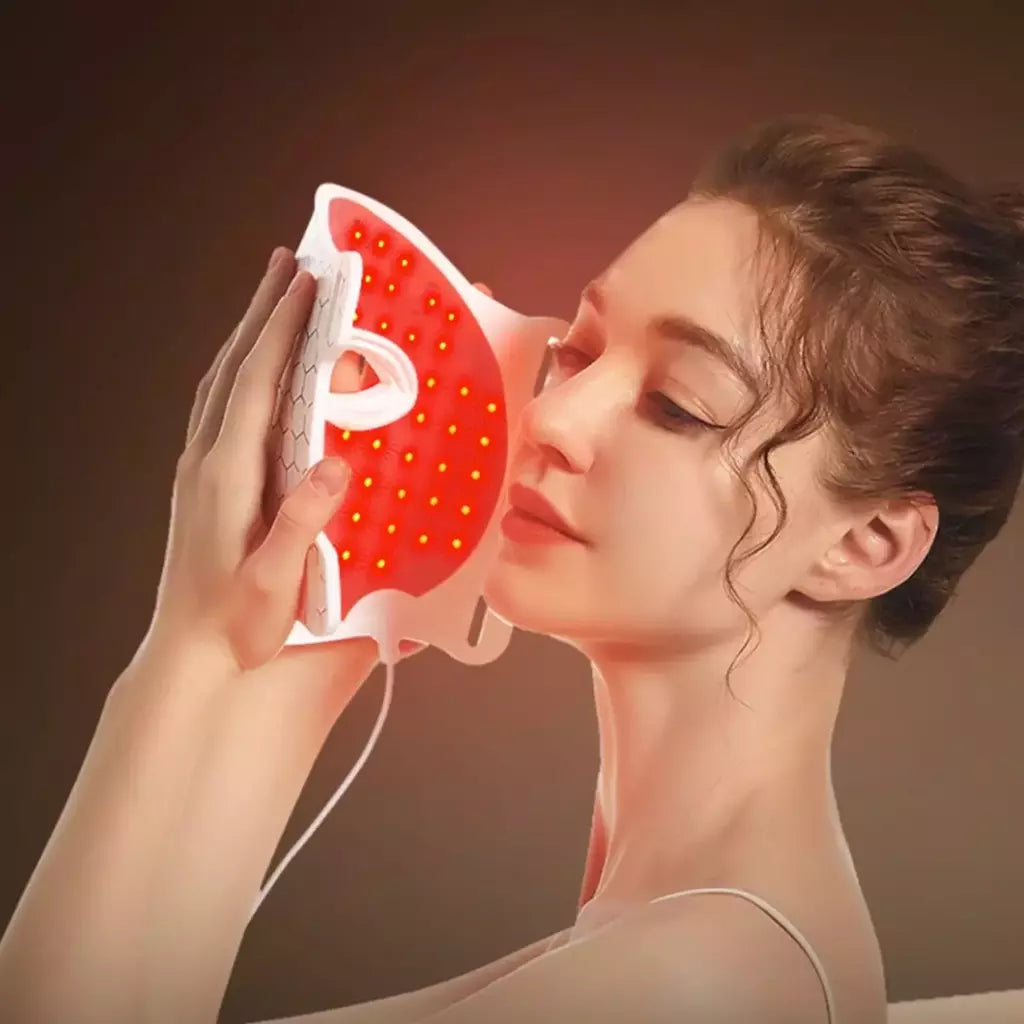 Máscara Facial De Terapia De Luz LED
